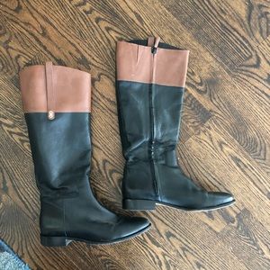 Cole Haan leather knee high boots.